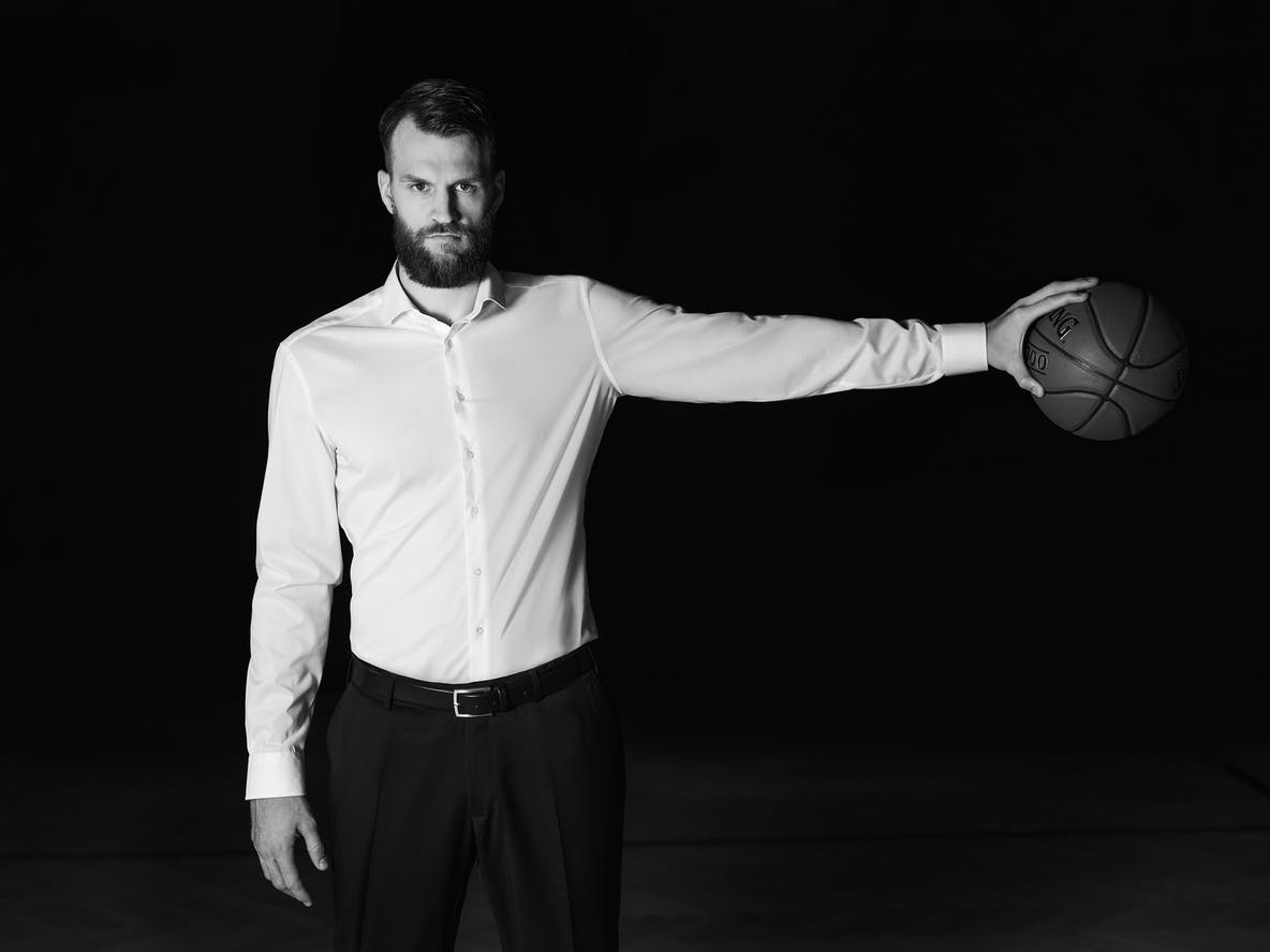 Extra prodloužená košile ETERNA Modern Fit délka rukávu 72 cm