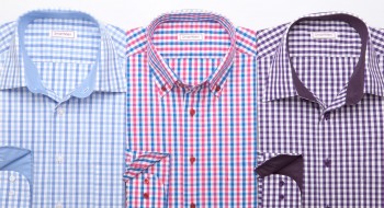 Moderní kontrasty a vzory na pánské Business casual košile SmartMen