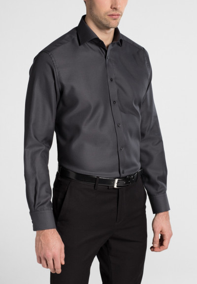 Antracitově černá košile ETERNA