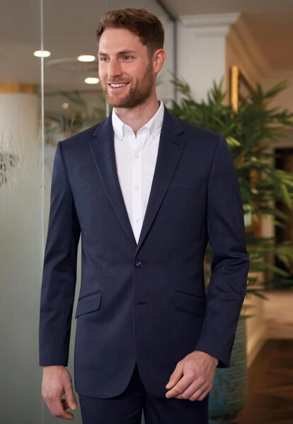 Pánský oblek bez kravaty