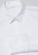 Dámská bílá popelínová halenka s dlouhým rukávem ETERNA 100% bavlna non iron