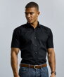 Elastická košile krátký rukáv Russell bavlna s vysokým podílem Lycra®