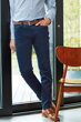 Pánské Slim fit stretch Chino kalhoty Premier - prodloužené