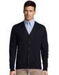 Pánský pletený cardigan Slim fit s výstřihem do V Sol's