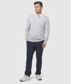 Elegantní pánský Merino svetr s žebrovaným výstřihem do V Callaway