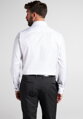 ETERNA Comfort Fit pánská košile bílá neprosvítající s černými knoflíčky Non iron Cover