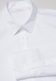 Dámská bílá popelínová halenka s dlouhým rukávem ETERNA 100% bavlna non iron