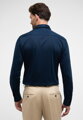 1863 BY ETERNA Jersey luxusní elastická pánská košile půlnoční modrá Modern Fit super soft Easy Care