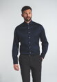 ETERNA Modern Fit pánská strečová košile tmavě modrá Navy Easy Iron