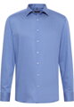 ETERNA Modern Fit pánská modrá košile s potiskem 100% bavlna Non Iron
