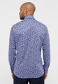 ETERNA Modern fit košile květinový motiv modrá Non Iron