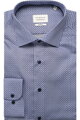 ETERNA Modern fit modrá košile s potiskem Non Iron