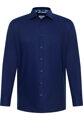 ETERNA Slim fit Oxford půlnoční modrá košile s kontrastem Non Iron