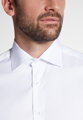 ETERNA Modern Fit bílá neprosvítající košile dlouhý rukáv Rypsový kepr Non Iron Cover