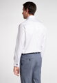 ETERNA Modern Fit bílá neprosvítající košile Cover dlouhý rukáv Rypsový kepr Non Iron 100% bavlna Francouzská manžeta Límeček Kent Prodloužený rukáv 68 cm 
