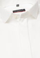 Svatební ETERNA Modern Fit krémová neprosvítající košile dlouhý rukáv Rypsový kepr Non Iron 100% bavlna Francouzská manžeta stojáček