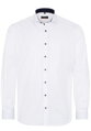 ETERNA Modern Fit pánská košile bílá neprosvítající s tmavě modrým kontrastem Non iron Cover