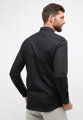 ETERNA Slim Fit černá košile pánská dlouhý rukáv Popelín Non Iron