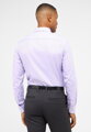 Luxusní pánská košile ETERNA Slim fit Herringbone fialová 100 % bavlna Non Iron