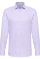 Luxusní pánská košile ETERNA Slim fit Herringbone fialová 100 % bavlna Non Iron