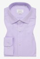 Luxusní pánská košile ETERNA Slim fit Herringbone fialová 100 % bavlna Non Iron