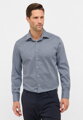 Vzorovaná nežehlivá košile ETERNA Modern fit Dynamic cotton v navy barvě
