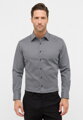 Vzorovaná nežehlivá černo šedá košile ETERNA Modern fit Dynamic cotton