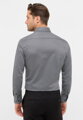 Vzorovaná nežehlivá černo šedá košile ETERNA Modern fit Dynamic cotton