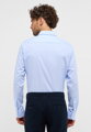 Pánská světle modrá košile ETERNA Slim fit s kontrastem