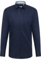 Kvalitní popelínová pánská košile ETERNA slim fit navy