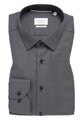 ETERNA Slim fit černo šedá košile s jemnou strukturou Non Iron
