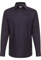 ETERNA Slim fit fialová košile s jemnou strukturou Non Iron