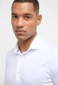 1863 BY ETERNA Jersey luxusní pletená pánská košile bílá Slim Fit super soft Easy Care