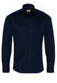 1863 BY ETERNA Jersey luxusní elastická pánská košile půlnoční modrá Slim Fit super soft Easy Care