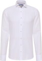 Lněná pánská košile bílá 1863 by ETERNA Slim fit Extra Soft