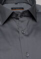 ETERNA Slim Fit pánská strečová košile šedo stříbrná Easy Iron