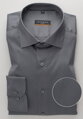 ETERNA Slim Fit pánská strečová košile šedo stříbrná Easy Iron
