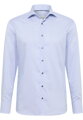 ETERNA Slim Fit světle modrá košile s potiskem Popelín Non Iron