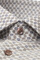 ETERNA Slim fit košile Dynamic cotton hnědo modrá Non Iron