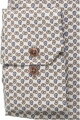 ETERNA Slim fit košile Dynamic cotton hnědo modrá Non Iron