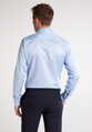 1863 BY ETERNA luxusní keprová košile modrá Slim Fit super soft Non Iron