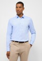 Pánská elegantní Natté modrá košile ETERNA SLIM FIT ze 100% bavlny