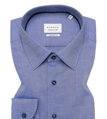 Pánská elegantní Natté středně modrá košile ETERNA Slim fit ze 100% bavlny
