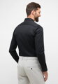 Černá ETERNA Super Slim dlouhý rukáv Non Iron Cover