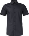  J. Harvest & Frost pánská nežehlivá košile černá Regular - krátký rukáv