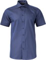  J. Harvest & Frost pánská nežehlivá košile Navy Slim - krátký rukáv