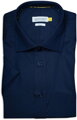  J. Harvest & Frost pánská nežehlivá košile Navy Slim - krátký rukáv