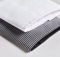 Dámská proužkovaná košile šedo černá Campania Semi Fitted Brook Taverner Easy Iron