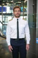Pilotka košile dlouhý rukáv Milo Tailored fit bílá bavlna Non Iron