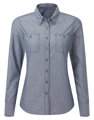Dámská bavlněná košile s kapsičkami Denim Premier